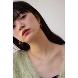 ニュアンスハートシェイプドフープピアス | AZUL BY MOUSSY | 詳細画像2 