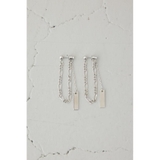 ミックスチェーンスウィングピアス | AZUL BY MOUSSY | 詳細画像7 