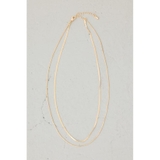 GLD | スネークチェーン2連ネックレス | AZUL BY MOUSSY