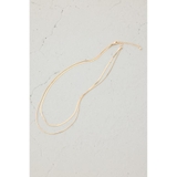 スネークチェーン2連ネックレス | AZUL BY MOUSSY | 詳細画像2 