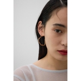 L/GLD1 | ニュアンスシェイプビッグフープピアス | AZUL BY MOUSSY