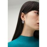 SLV | THICK HEART EARRINGS | AZUL BY MOUSSY