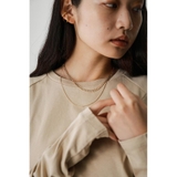 L/GLD1 | ANCHOR CHAIN DOUBLE NECKLACE | AZUL BY MOUSSY