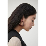 WOOD BIG HOOP EARRINGS | AZUL BY MOUSSY | 詳細画像4 