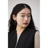 WOOD BIG HOOP EARRINGS | AZUL BY MOUSSY | 詳細画像6 