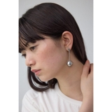 SLV | クリアメタルアシンメトリーピアス | AZUL BY MOUSSY