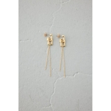 GLD | スクエアチェーンピアス | AZUL BY MOUSSY
