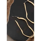 ニュアンスカーブビッグフープピアス | AZUL BY MOUSSY | 詳細画像5 