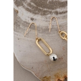 パール×メタルボールアシンメトリーピアス | AZUL BY MOUSSY | 詳細画像5 