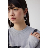 SLV | ダルメタルリンクフープピアス | AZUL BY MOUSSY