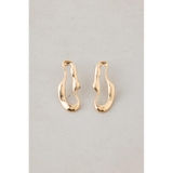 L/GLD1 | ウェイビーサークルピアス | AZUL BY MOUSSY