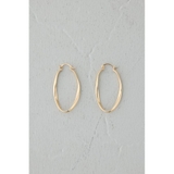 L/GLD1 | オーバルフープピアス | AZUL BY MOUSSY