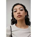 CRESCENT MOON HOOP EARRINGS | AZUL BY MOUSSY | 詳細画像10 