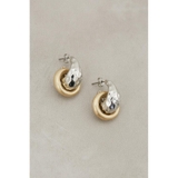 SLV | MIX MATERIAL RING EARRINGS | AZUL BY MOUSSY