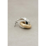 MIX MATERIAL RING EARRINGS | AZUL BY MOUSSY | 詳細画像6 