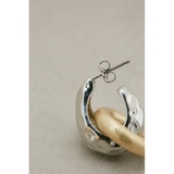 MIX MATERIAL RING EARRINGS | AZUL BY MOUSSY | 詳細画像7 