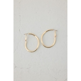 L/GLD1 | ニュアンスカーブビッグフープピアス | AZUL BY MOUSSY