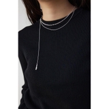 ダルメタルアシンメトリードロップモチーフネックレス | AZUL BY MOUSSY | 詳細画像7