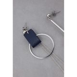 フェイクレザーバイカラーアシンメトリーピアス | AZUL BY MOUSSY | 詳細画像9 