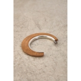 WOOD BIG HOOP EARRINGS | AZUL BY MOUSSY | 詳細画像7 