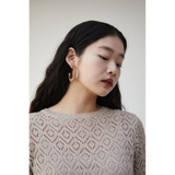 WOOD BIG HOOP EARRINGS | AZUL BY MOUSSY | 詳細画像10 