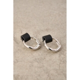 FAUX LEATHER × METAL EARRINGS | AZUL BY MOUSSY | 詳細画像9