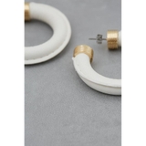 フェイクレザービッグフープピアス | AZUL BY MOUSSY | 詳細画像1