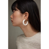 フェイクレザービッグフープピアス | AZUL BY MOUSSY | 詳細画像4