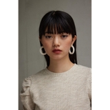 フェイクレザービッグフープピアス | AZUL BY MOUSSY | 詳細画像5