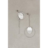 SLV | アシンメトリーサークルピアス | AZUL BY MOUSSY