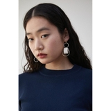 BICOLOR FAUX LEATHER EARRINGS | AZUL BY MOUSSY | 詳細画像23