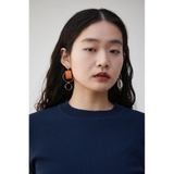 BICOLOR FAUX LEATHER EARRINGS | AZUL BY MOUSSY | 詳細画像21