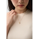 L/GLD1 | スクエアメタルオーバーラップネックレス | AZUL BY MOUSSY