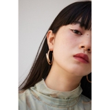 ダルメタルニュアンスビッグフープピアス | AZUL BY MOUSSY | 詳細画像1 