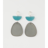 CLEAR BIG MOTIF EARRINGS/クリアビッグモチーフピアス | AZUL BY MOUSSY | 詳細画像7 