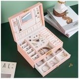 ジュエリーボックス 大容量 鏡付き 鍵付き pmydamai001 | BACKYARD FAMILY | 詳細画像3