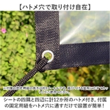 園芸防水シート ロープ付き 2m×4m | BACKYARD FAMILY | 詳細画像6