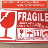 FRAGILE フラジール ステッカー 荷札シール  防水 光沢  | BACKYARD FAMILY | 詳細画像3 
