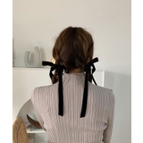 ベロア リボンヘアクリップ 2本セット | BACKYARD FAMILY | 詳細画像4