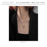 ダブルレイヤーハートモチーフネックレス | BACKYARD FAMILY | 詳細画像7 