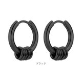 5連リングフープピアス（両耳用） | BACKYARD FAMILY | 詳細画像9 