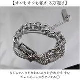 ビジューレイヤードチェーンブレスレット | BACKYARD FAMILY | 詳細画像6 