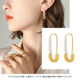 パールセーフティーピンピアス | BACKYARD FAMILY | 詳細画像5 