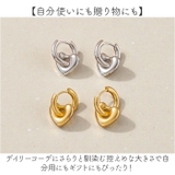 2wayニュアンスハートピアス | BACKYARD FAMILY | 詳細画像6 