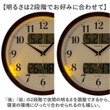 夜見える 電波掛時計 | BACKYARD FAMILY | 詳細画像5