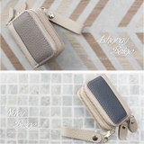 Blanc Pomme ブランポム バイカラーWジップ キーケース | BACKYARD FAMILY | 詳細画像11 