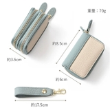 Blanc Pomme ブランポム バイカラーWジップ キーケース | BACKYARD FAMILY | 詳細画像13 