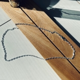 SV925製4面カットロロマリーナチェーン 線径0.60mm太さ2.0mm  | BACKYARD FAMILY | 詳細画像3 