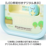 キャラクター 3Dフィギュア付LEDライト付デジタルクロック | BACKYARD FAMILY | 詳細画像3 