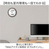 MAGアナデジ掛時計 ダブルポイント | BACKYARD FAMILY | 詳細画像2 
